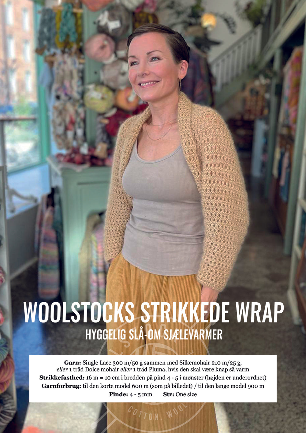 Woolstocks Strikkede Wrap