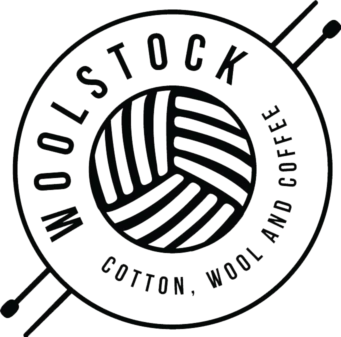 Woolstock cotton, wool and coffee logo