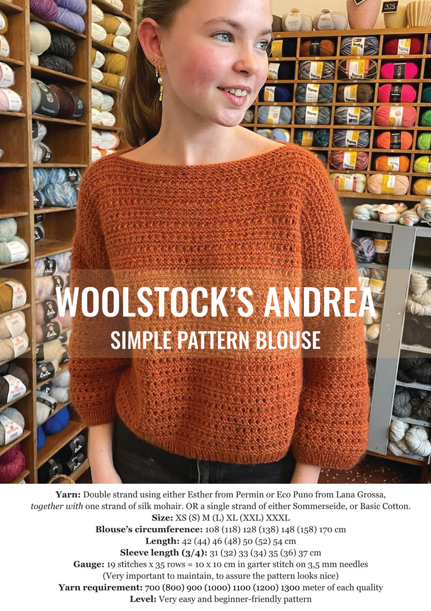 Woolstock's Andrea ENGLISH Woolstock cotton, wool and coffee