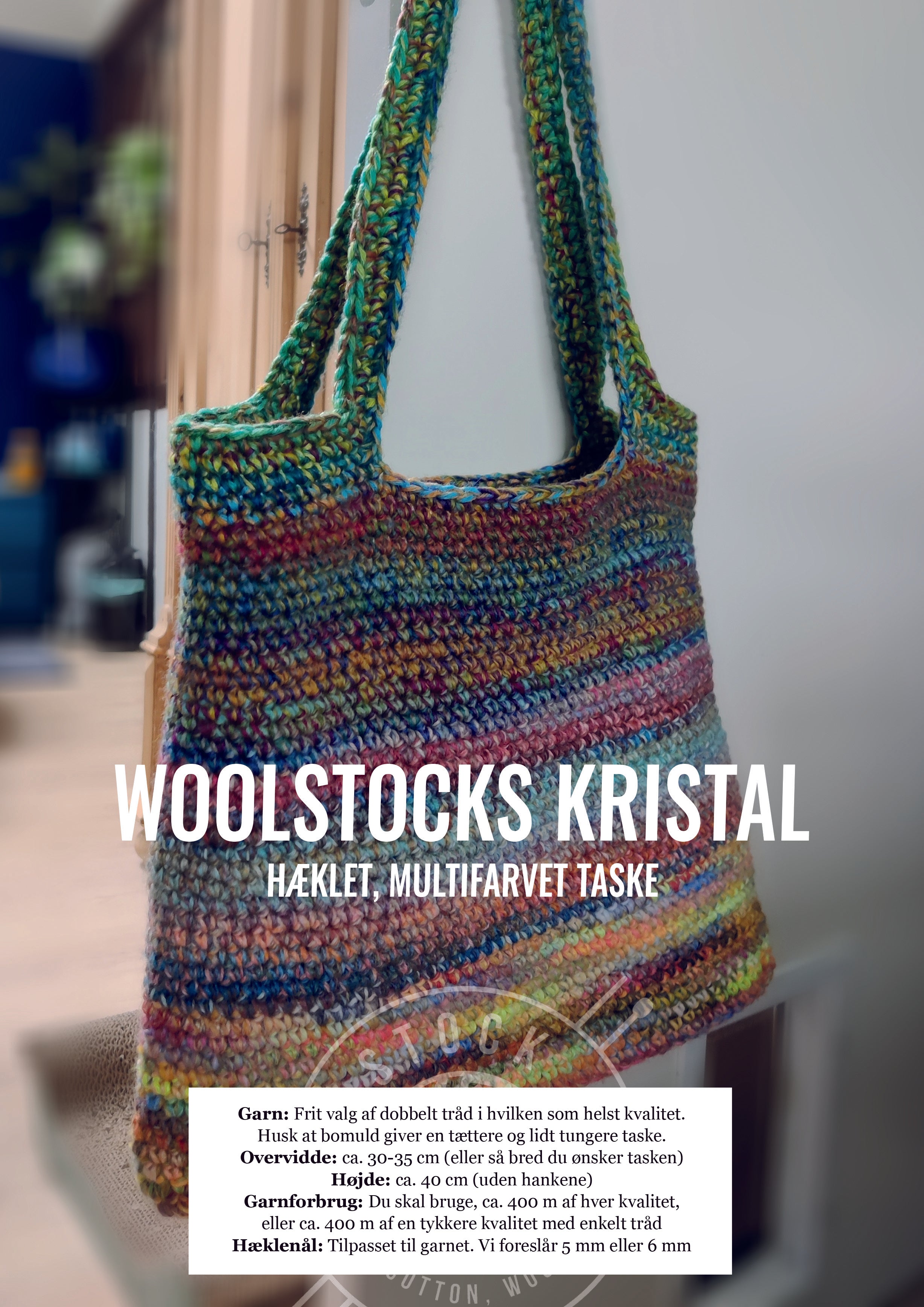 Kristal Hæklet Taske – Woolstock cotton, wool and coffee